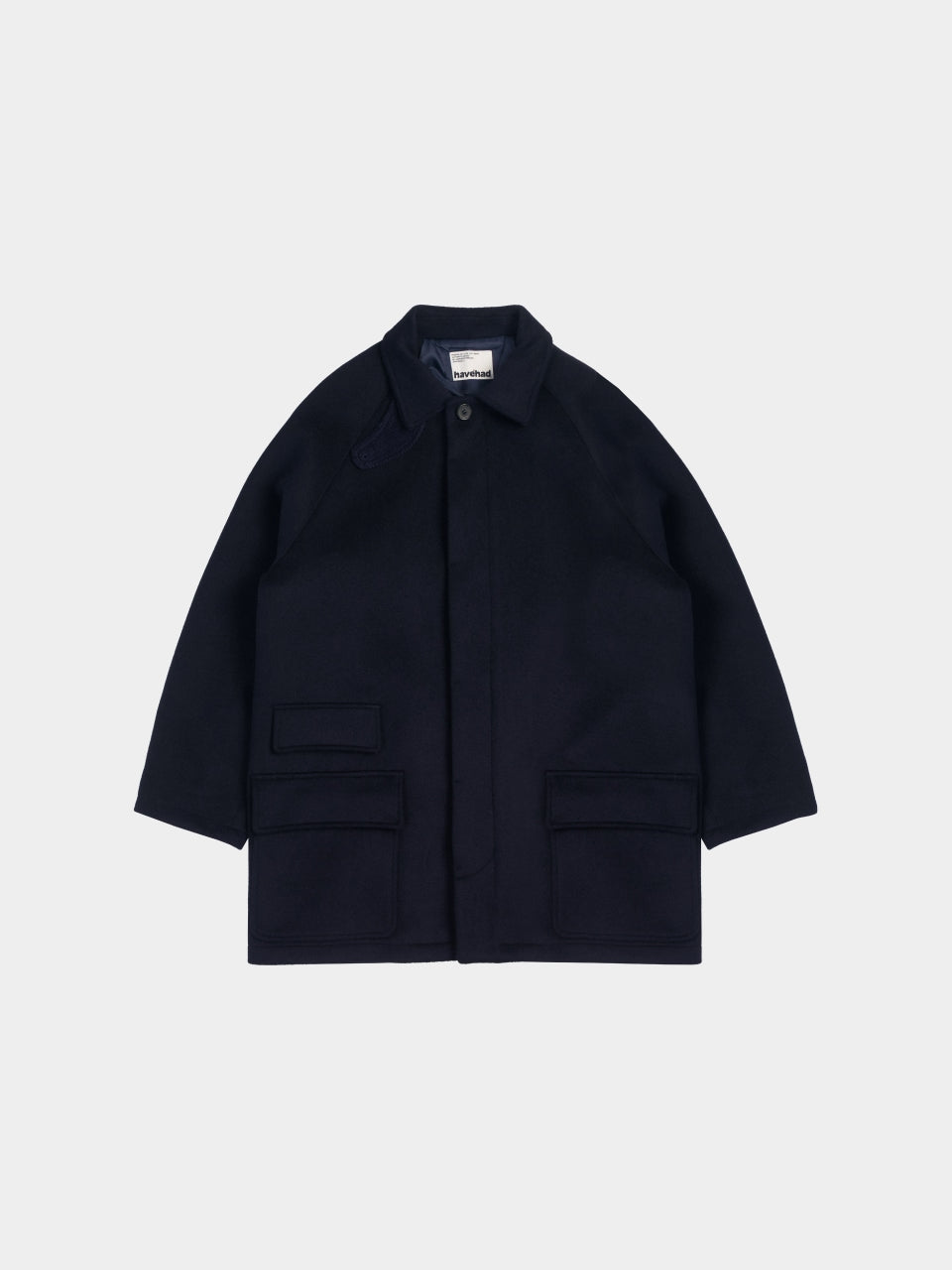 City Wool Half Coat (Navy)