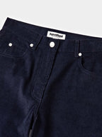 Flare Corduroy Pants (Navy)