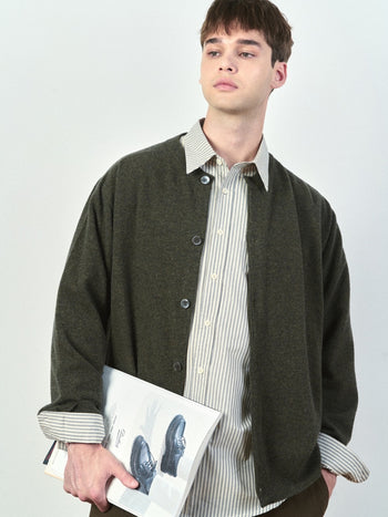 Light Wholegarments Cardigan (Brown)