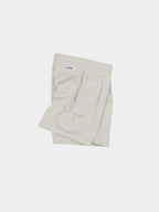 Utility Pin-tuck Cargo Shorts (Ecru)