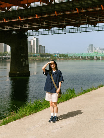 City Summer Light Banding Shorts (Beige)