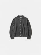 Daily Wool Collar Cardigan (Gray)