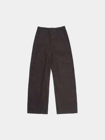 Corduroy Officer Chino Pants (Brown)