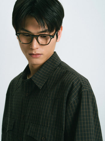 Classic Check Westren Shirts (Brown)