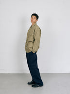 Twill Cotton Chore Jacket (Light Khaki)