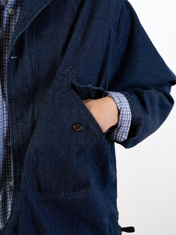 Washed Pocket Utility Jacket (Denim Blue)