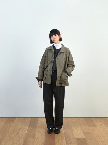 City Worker French Jacket (Khaki Gray)