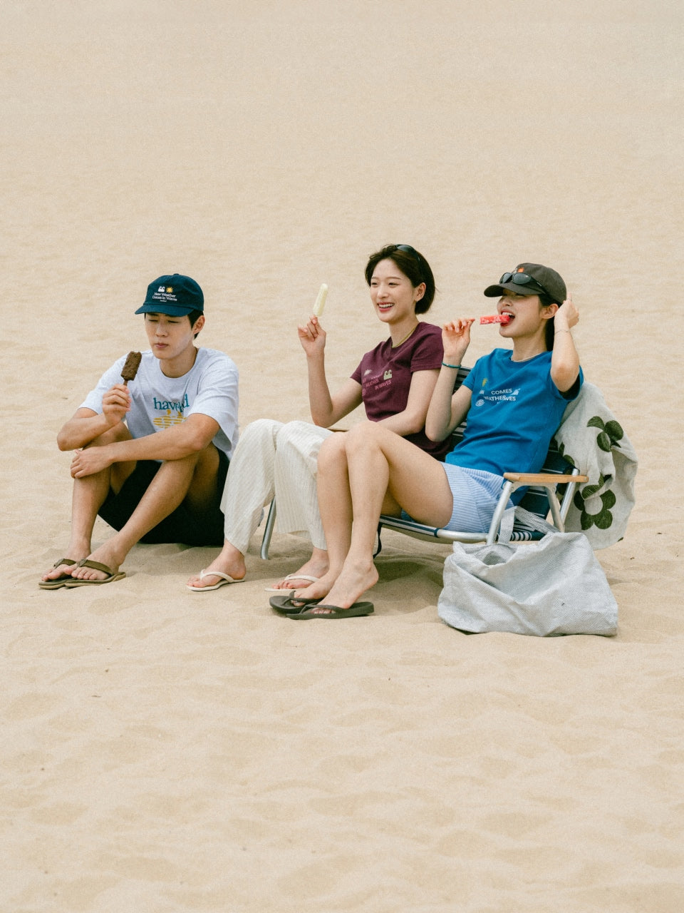Sea&Sun Washed Pin-tuck Shorts (Navy)