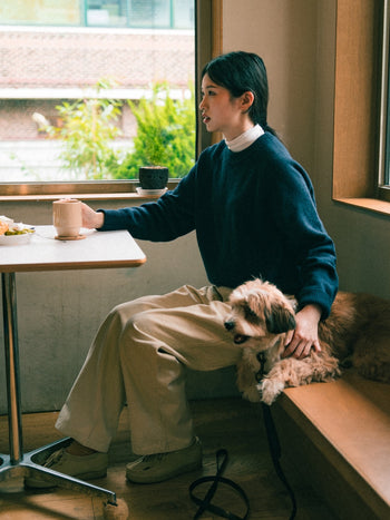 Yak Wool Crewneck Sweater (Gray)