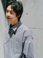Everyday Classic Check Shirts (Navy)