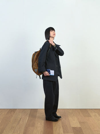 City Worker Pin-tuck Trouser (Black)