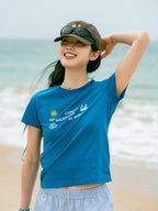 Sea&Sun Graphic Washed Cap (Lemon)
