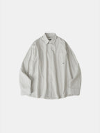 Everyday Pocket Stripe Shirts (White)