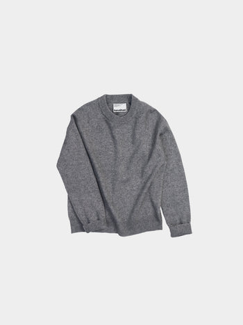 Yak Wool Crewneck Sweater - Gray | A3 (XL)