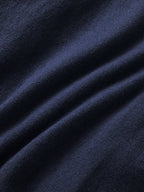 Daily Wool Round Cardigan (Navy)