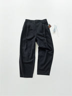 City Worker Pin-tuck Trouser (Navy)