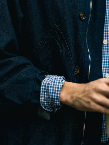 Washed Pocket Utility Jacket (Denim Blue)