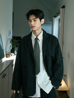 Everyday Pocket Stripe Shirts (Blue Gray)