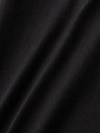 Herringbone Twill Fatigue Skirt (Black)