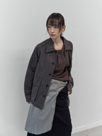 City Worker French Jacket (Ash Brown)