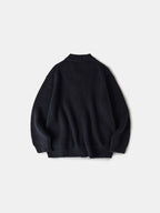 2way Zip-up Cardigan (Navy)