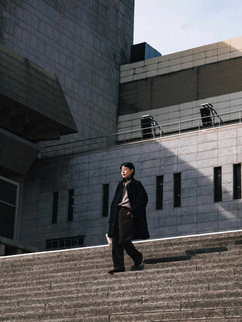 City Wool Half Coat (Charcoal)