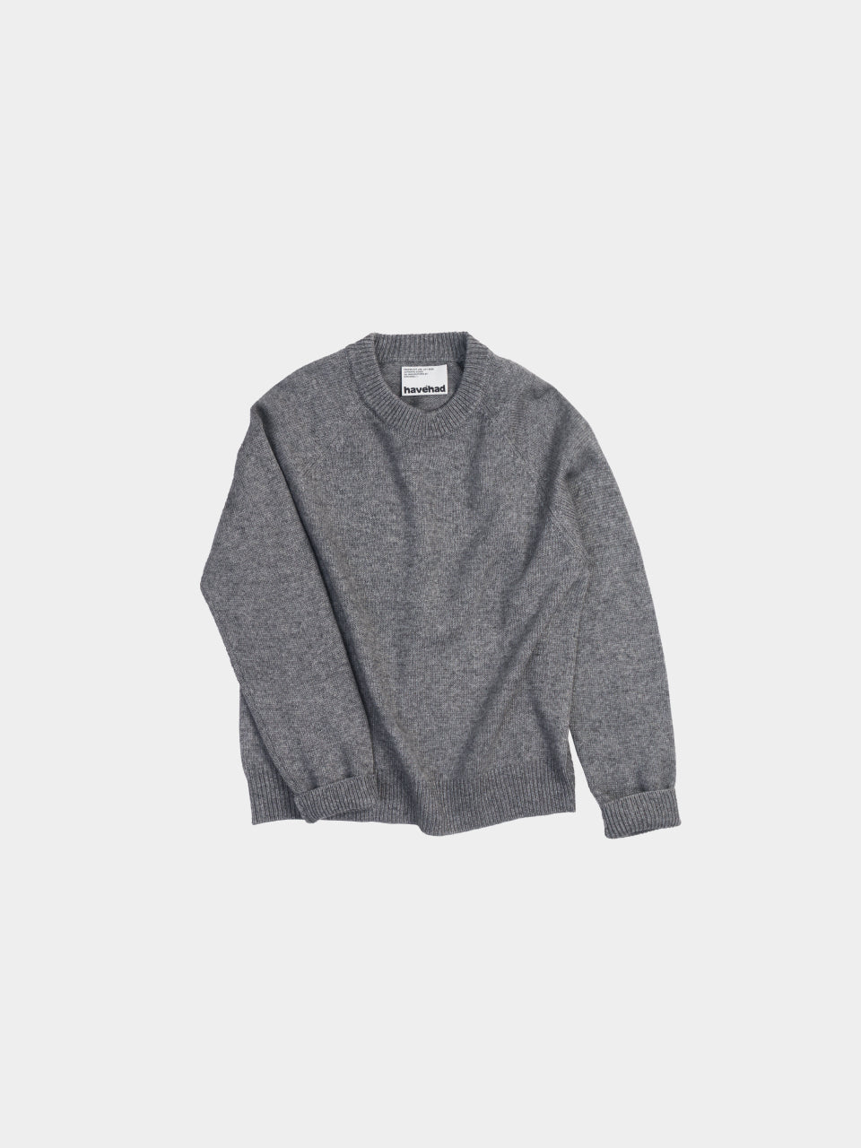 Yak Wool Crewneck Sweater (Gray)