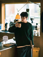Yak Wool Crewneck Sweater (Gray)