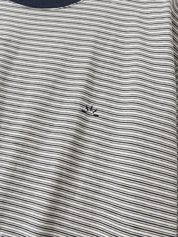 Relaxed Half Stripe String Tee (Stripe White)