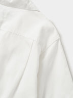 Double Pocket Slub Shirts (White)