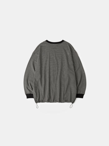 Double Stripe String Tee (Black)