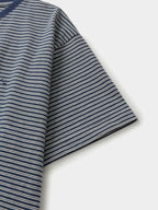 Relaxed Half Stripe String Tee (Stripe Navy)
