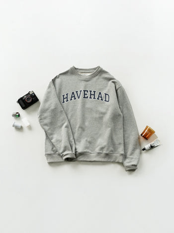 Classic Slab Logo Sweatshirts (Melange Gray)