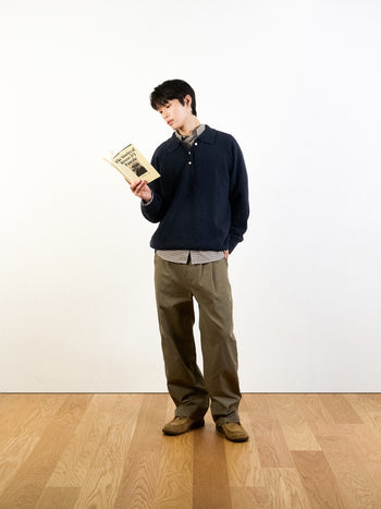 Yak Wool Collar Knit (Beige)