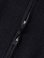 2way Zip-up Cardigan (Navy)