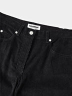 Flare Corduroy Pants (Black)