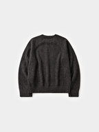 Shaggy Dog Round Knit (Charcoal)