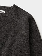 Shaggy Dog Round Knit (Charcoal)