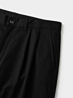 Everyday Pin-tuck Chino Pants (Black)