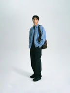 Field Pocket Shirt Jacket (Stripe White)