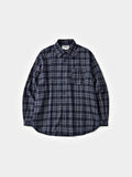 Soft Flannel Shirts (Check Navy)