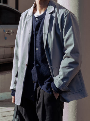 Light Wholegarments Cardigan (Gray)