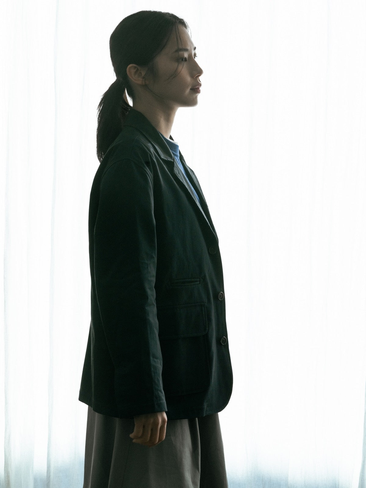 City Worker Club Jacket (Blue Gray)