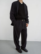 City Light Wool Club Jacket (Charcoal)