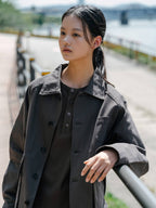 City Worker French Jacket (Ash Brown)