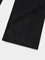 Flare Corduroy Pants (Black)