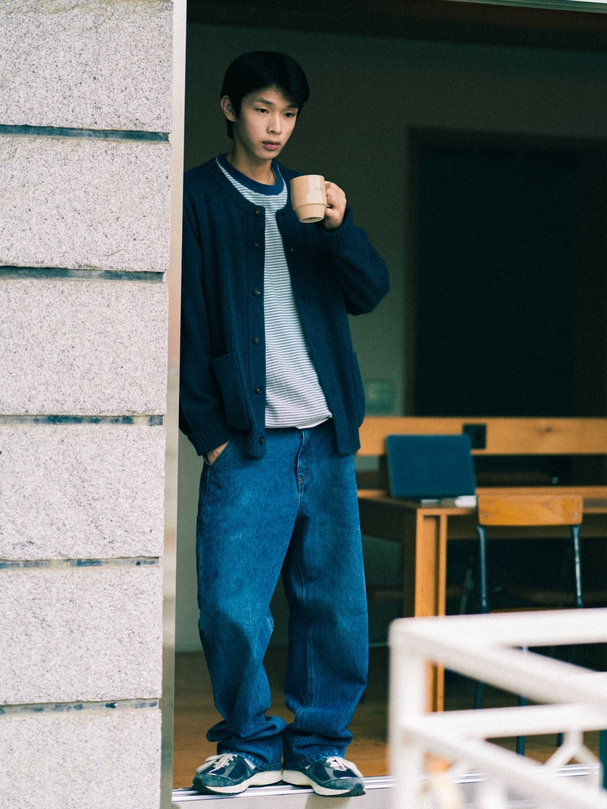 Heavy Cotton Carpenter Pants (Ecru)