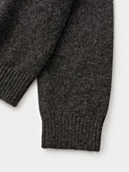 Shaggy Dog Round Knit (Charcoal)