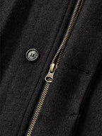 City Wool Half Coat (Black)