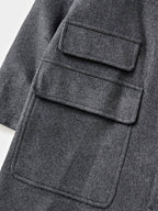 City Wool Half Coat (Charcoal)